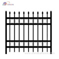 Aluminum or wrought iron fence for plant